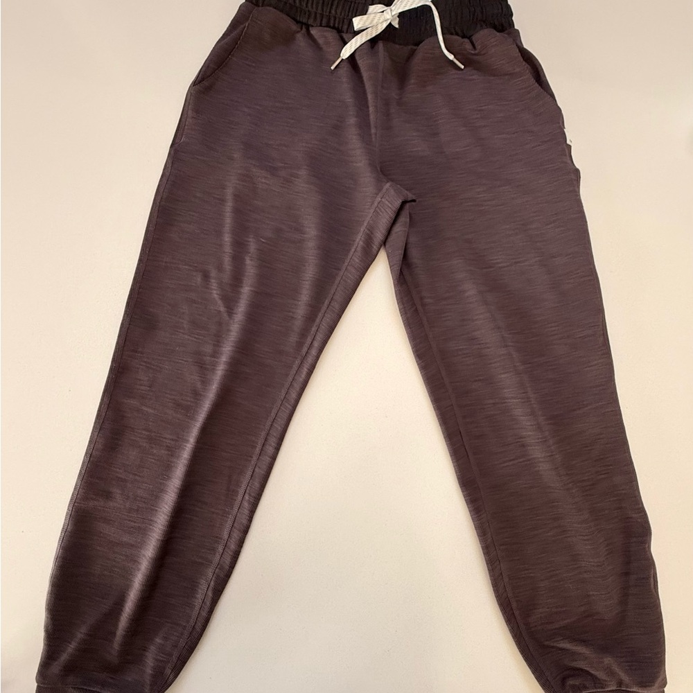 Vuori Lux Rib Performance Jogger, Quartz Heather size xs - Picture 2 of 4